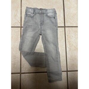 7 for all mankind jeans Toddler Girls 3t Gray Adjustable Waist Skinny